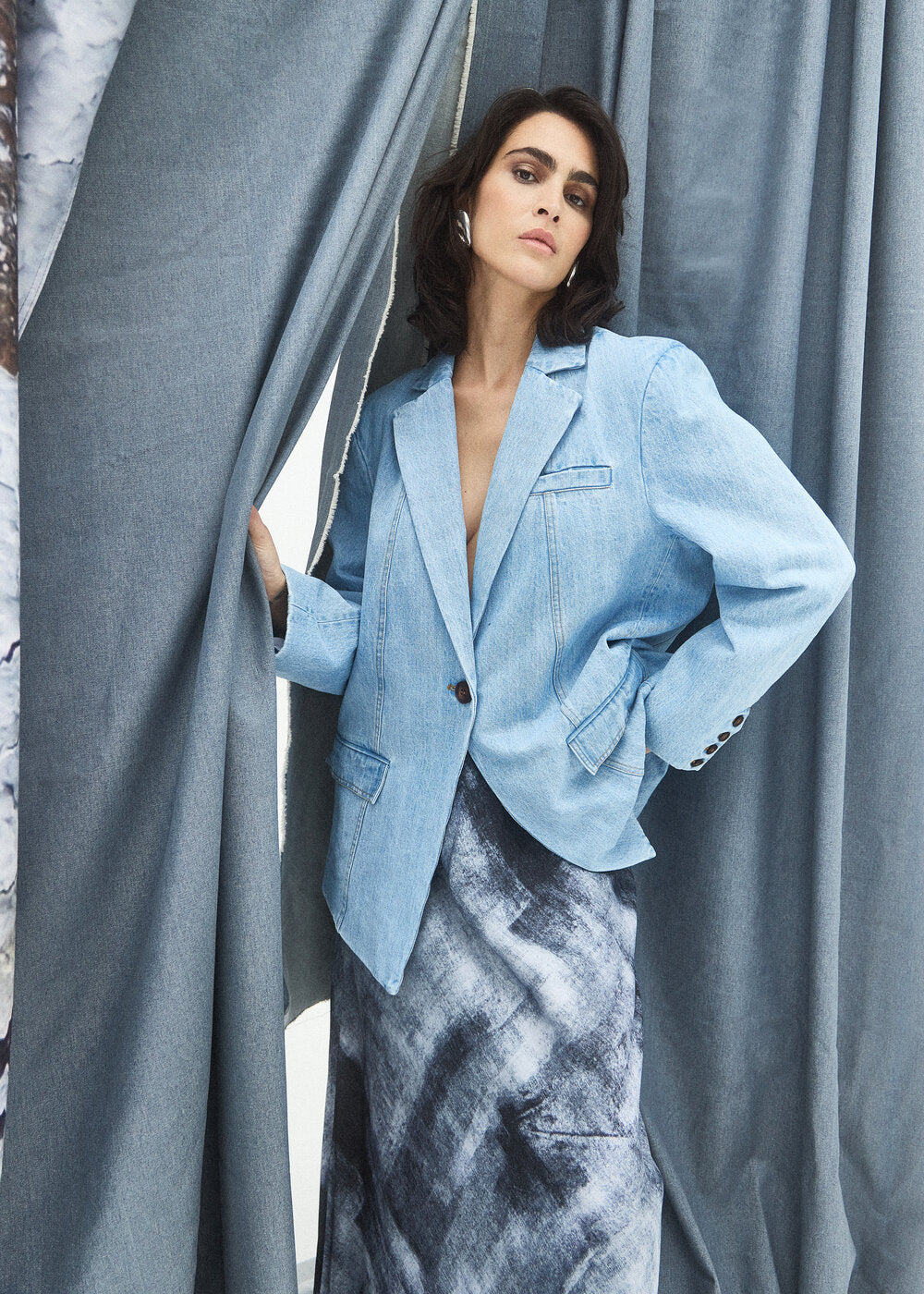 AreenGZ P HW nederdel - Blue Denim